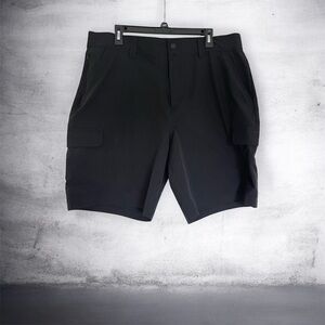 Orvis Men's Black Stretch Cargo Shorts, Stretch,‎ Comfort & Hidden Secure Pocket